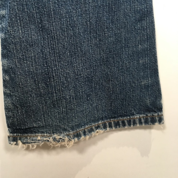 Abercrombie & Fitch Blue Medium Wash Boot Cut Jean - Picture 6 of 8